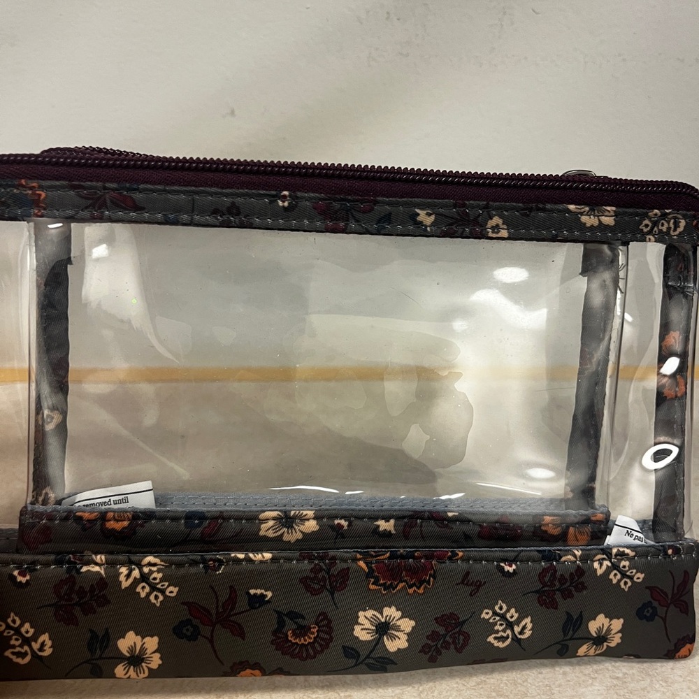 Lug Bag Set - Quilted Chocolate Brown Tenor Crossbody Bag with Matching Pouches - Picture 10 of 11